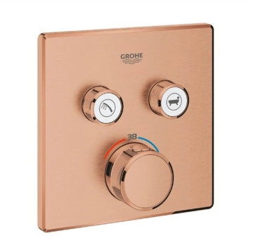Смесител за вана/душ Grohtherm SmartControl медно злато GROHE