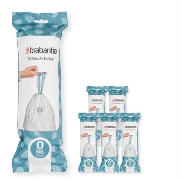Торба за кош Brabantia PerfectFit FlatBack+/Bo вместимост 30L 120 броя BRABANTIA