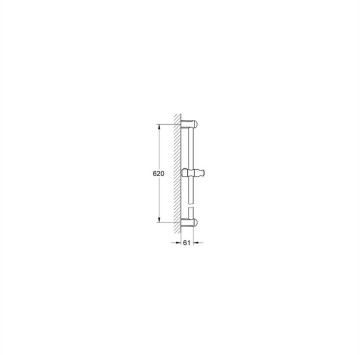 Тръбно окачване Tempesta h60см. хром GROHE
