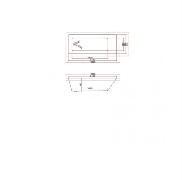 Вана Бендида 167050NEW TUB 160/70см бяла ИНТЕР КЕРАМИК