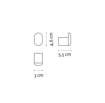 Закачалка Corona хром сатен